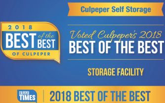 Culpeper Self Storage Award 2018